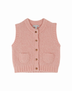 Emile & Ida – Mouwloos vest in wolmix (AC300)