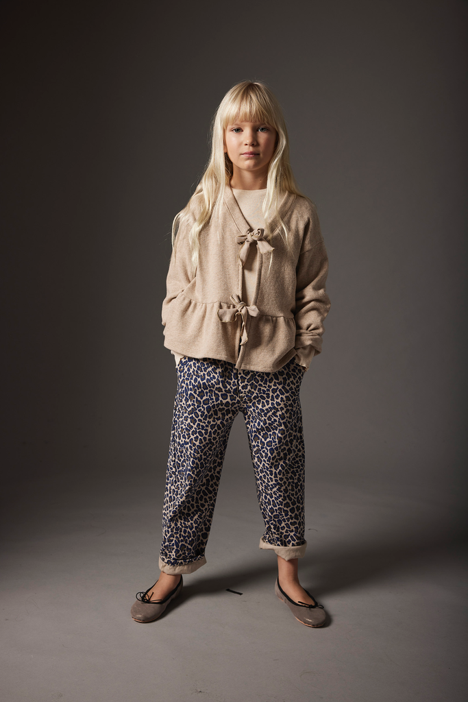 Cozmo – Twill broek met luipaardprint PAOLAK319w5 