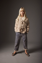 Cozmo – Twill broek met luipaardprint PAOLAK319w5 