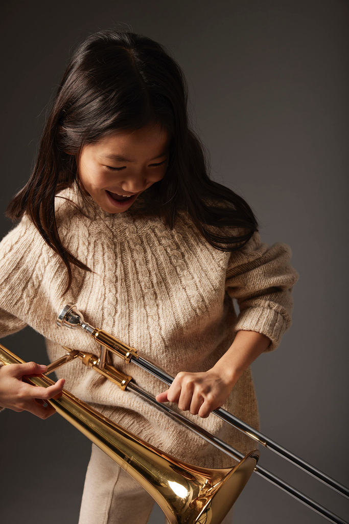 Cozmo – Gebreide mock neck trui CARMENK228w5 in stone 