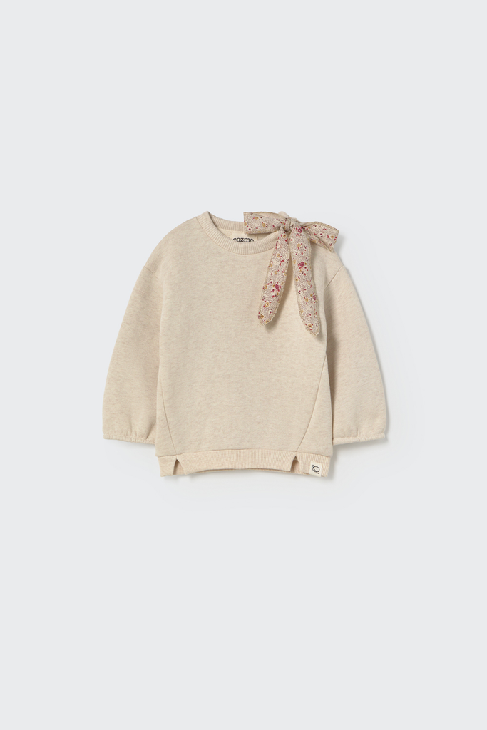Cozmo – Baby sweater SUECIA314w5 in zachte mélange fleece 