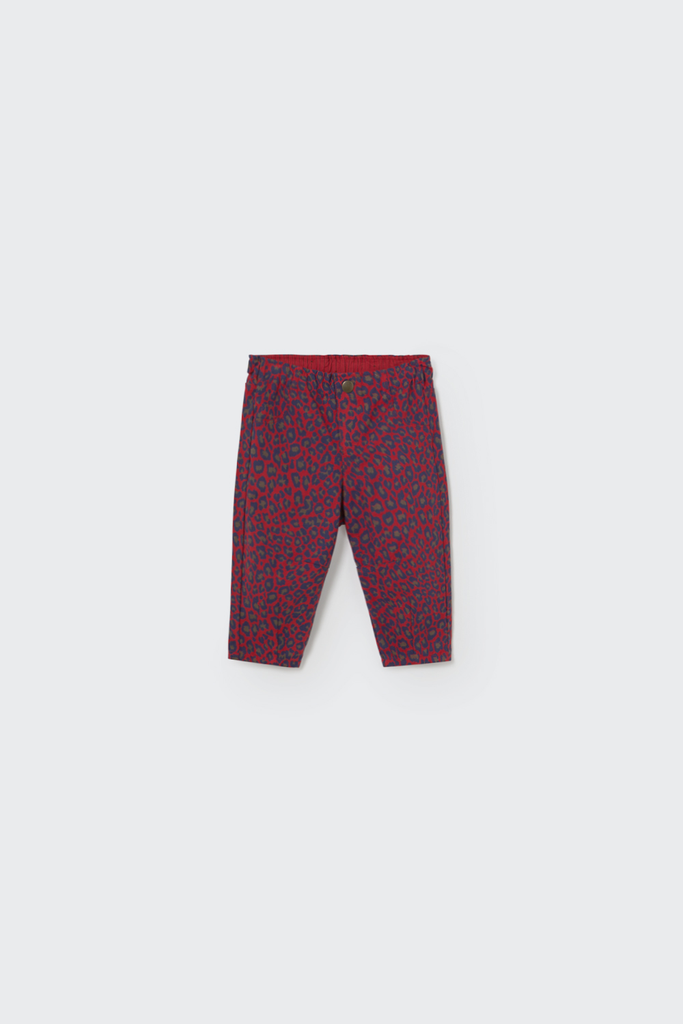 Cozmo – Dierenprint babybroek ATENAS319w5 in red velvet 