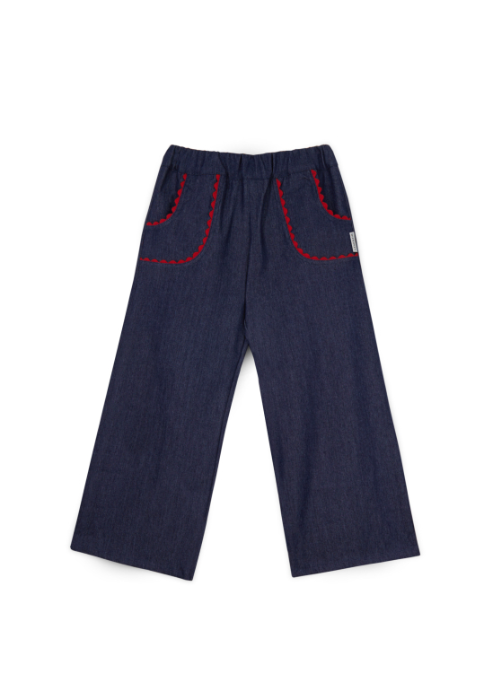 Mipounet - Cecilia Denim Pant (Blue) 