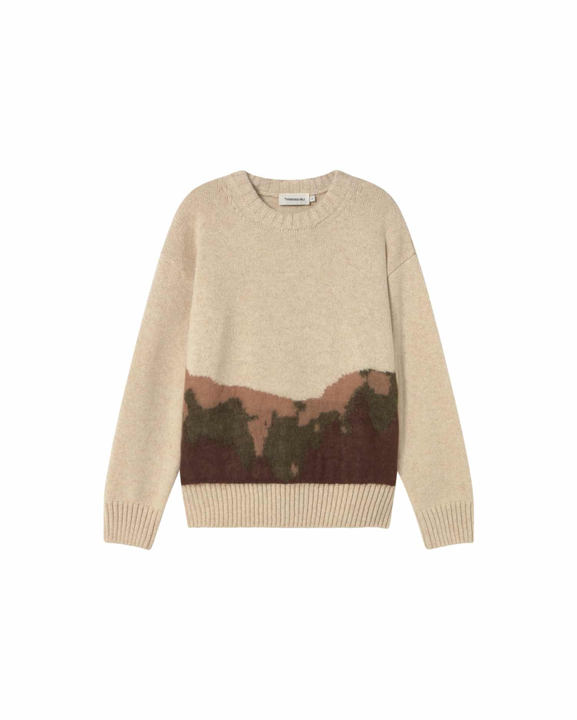 Thinking MU - Ecru Petra knitted sweater