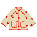 Flöss – Simone Kids fleecejas hartjesprint 