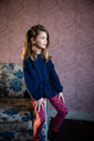 Petit Blush - Ruffle sweater 