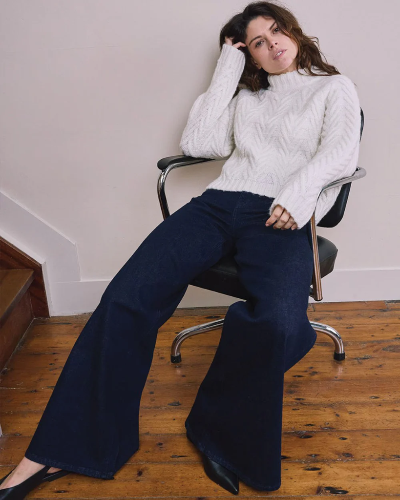 Another-Label - Moore wide denim pants (night sky) 