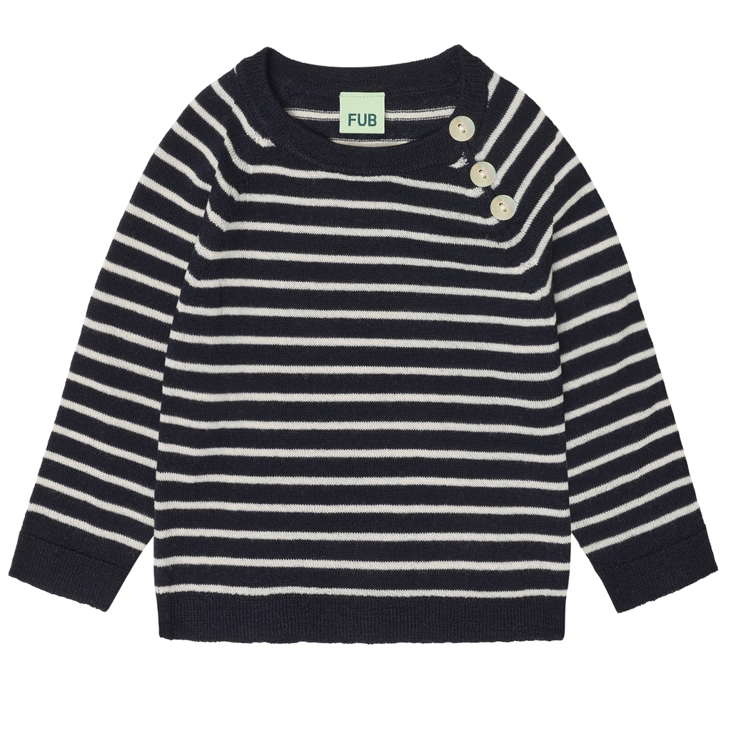 Fub - Baby blouse (Navy / Ecru)