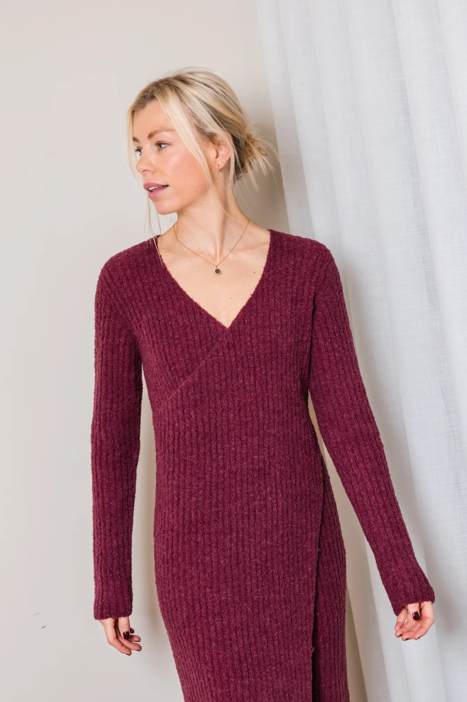 Ln - Wrap dress Burgundy 