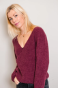 Ln - Wrap jumper Burgundy