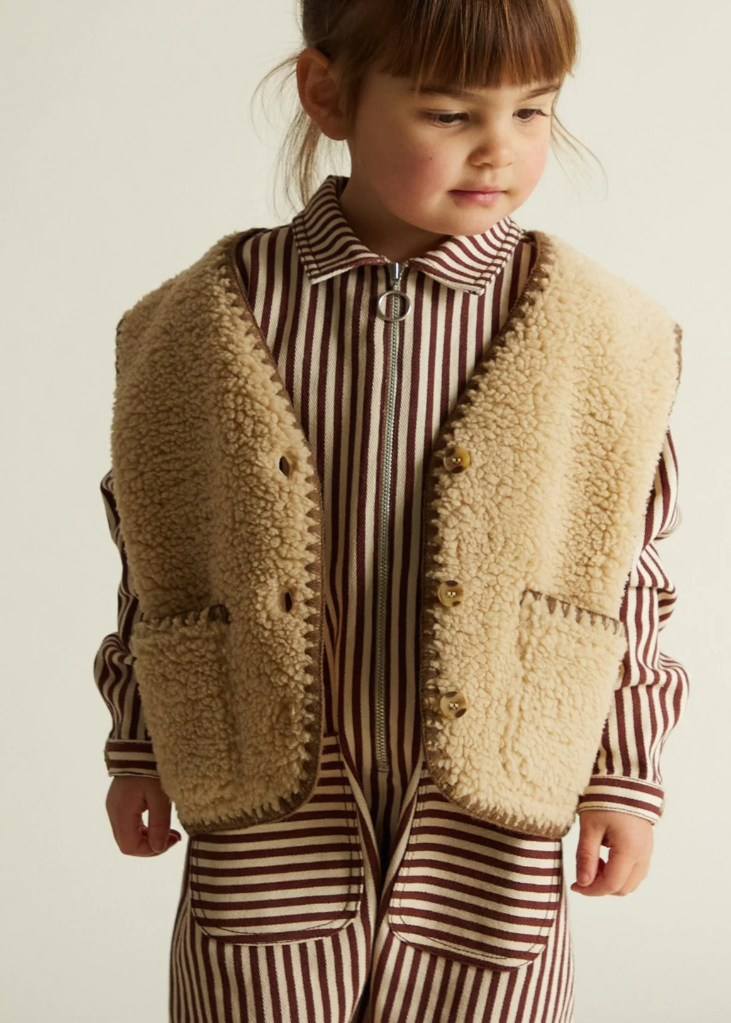 Claude & Co - Amos sand folk gilet kids