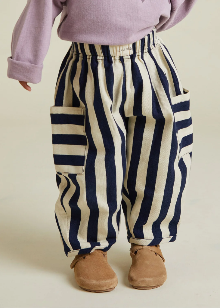 Claude & Co - Emerson midnight stripe trouser
