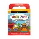 Ooly - Work zone Carry along coloring book set