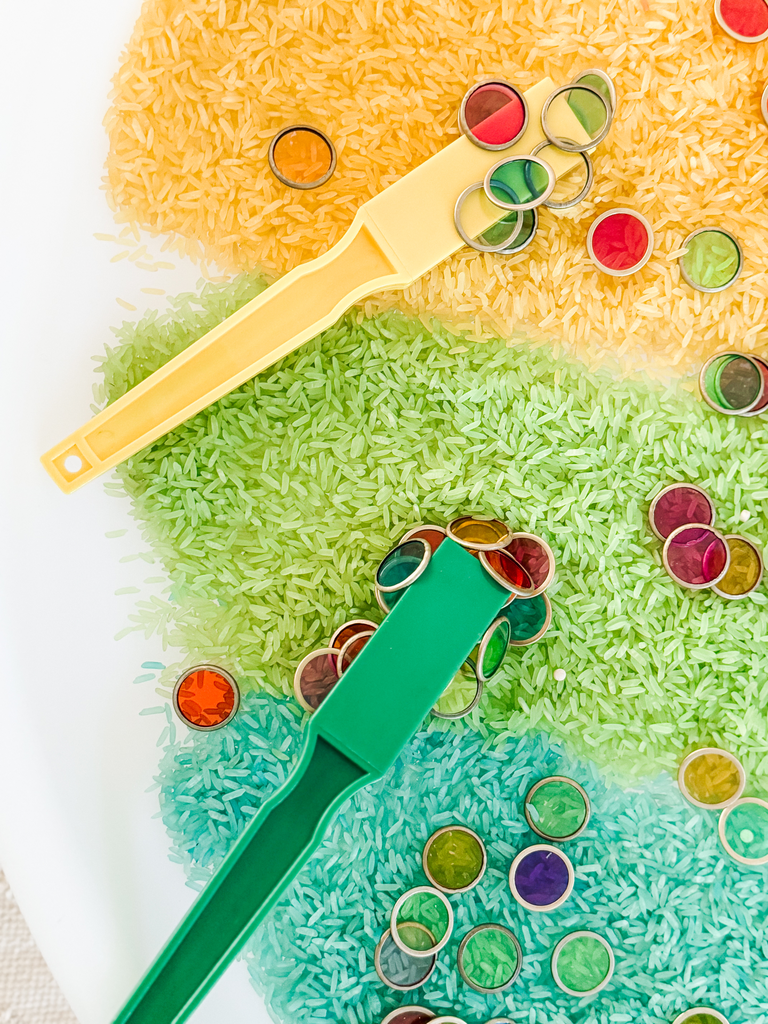Tickit - Set met magnetische stokjes & gekleurde chips