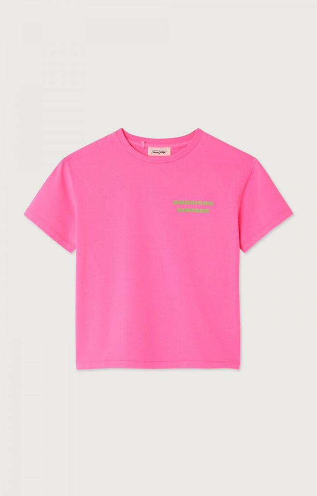 American Vintage - Fizvalley T-shirt Rose Fluo