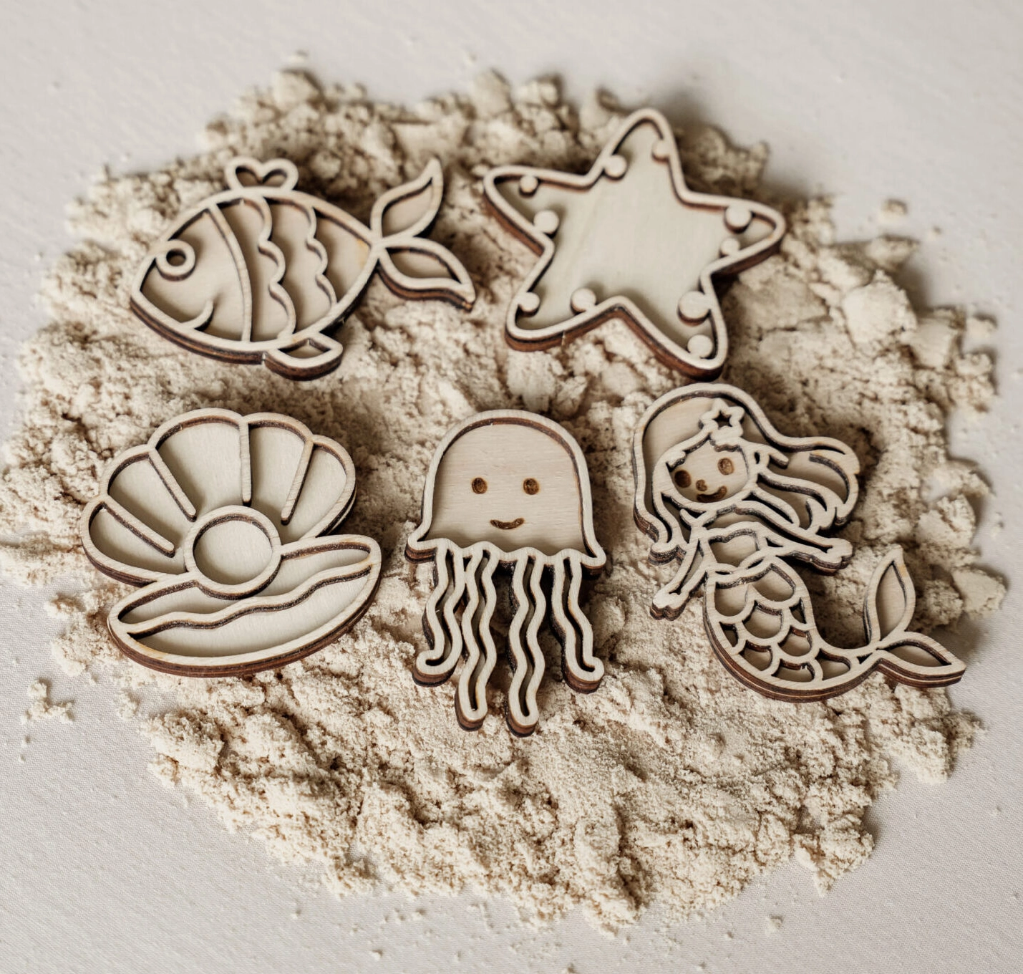 Leuk met letters - Kleine vultray (Zeemeermin)