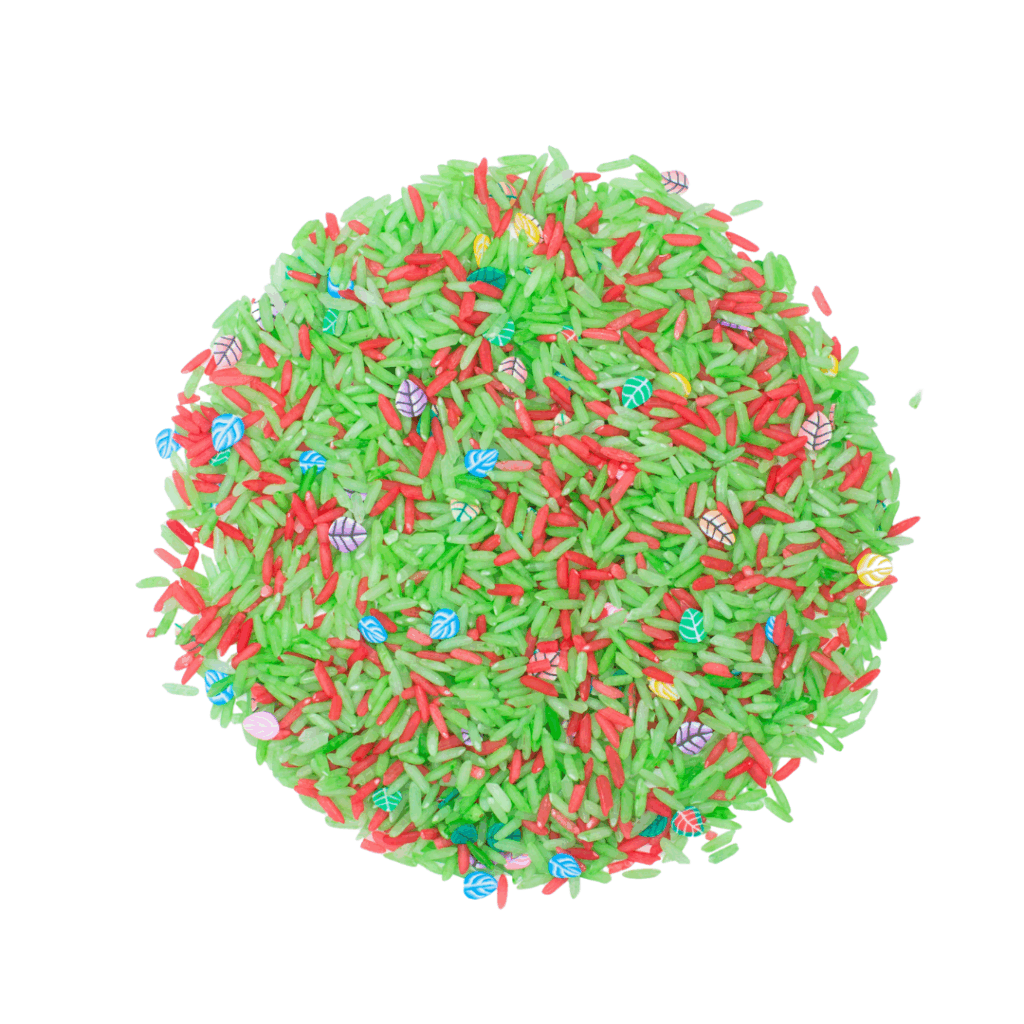 Leuk met Letters – Speelrijst Jungle Mix (250 g)