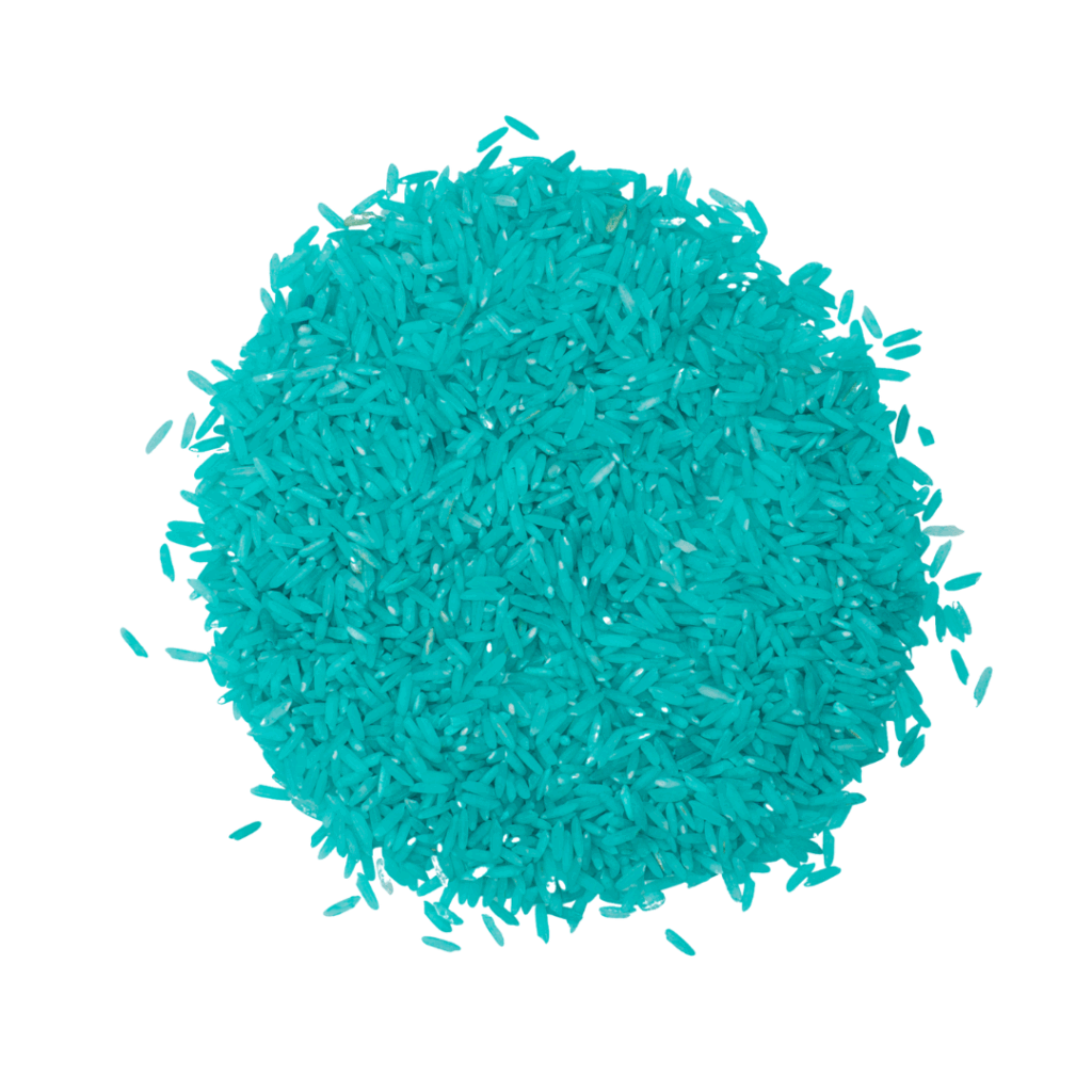 Leuk met Letters – Speelrijst Zeegroen (250 g)