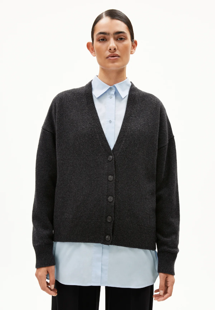 ArmedAngels - Kaaja gebreide vest (Kasjmiermix)