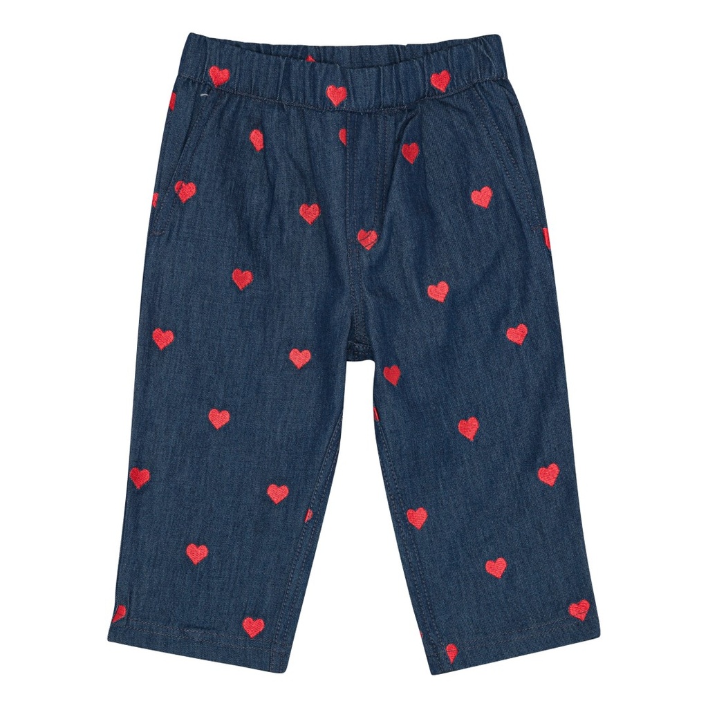 Flöss - Amee pants - Mid blue heart