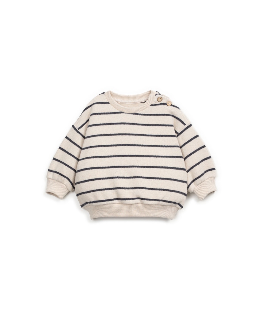 Play Up - Striped jersey sweater BB (grafite)