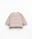 Play Up - Striped jersey sweater BB (amora)