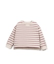 Play Up - Striped jersey sweater (amora)