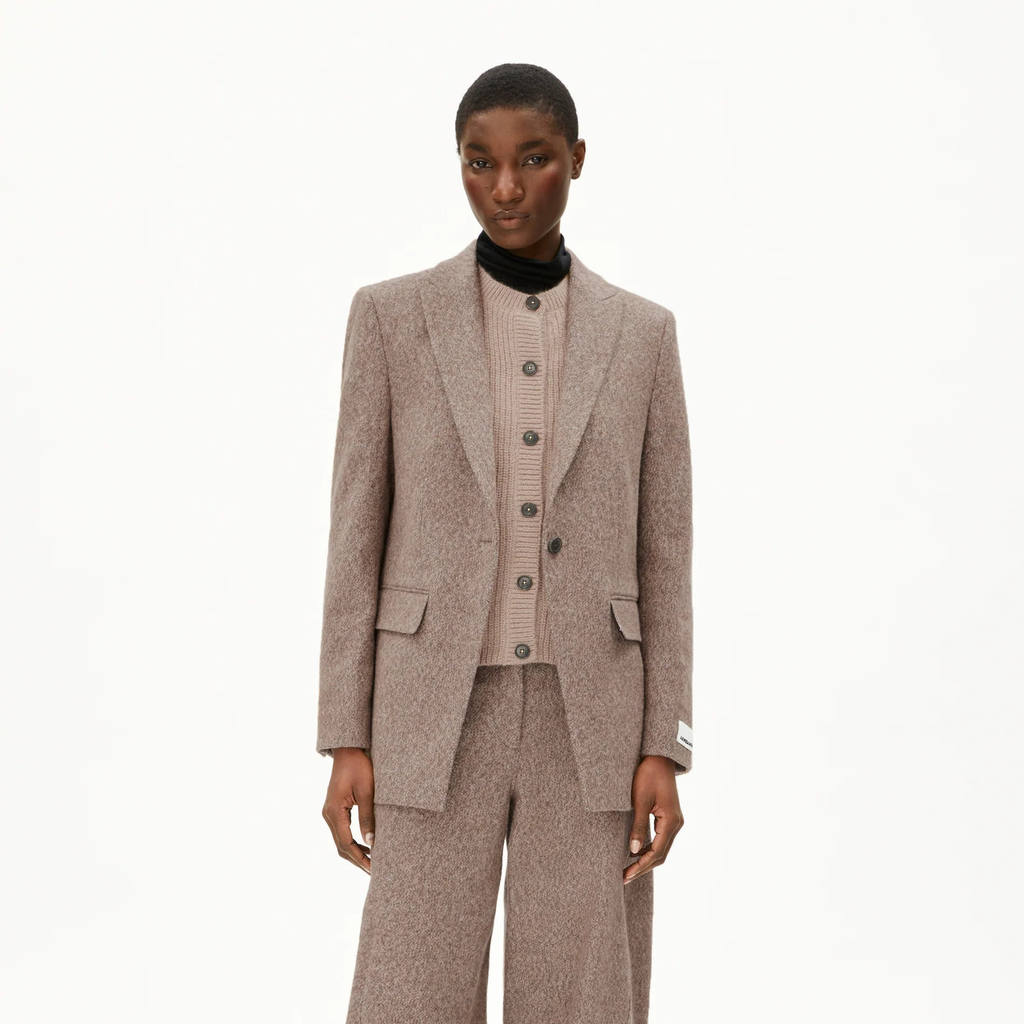 ArmedAngels - Mikulaa tweed blazer (Walnut cream) 