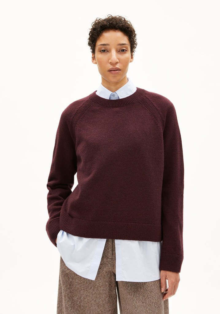 ArmedAngels - Liliriaa reglana knit (Dark cranberry) 