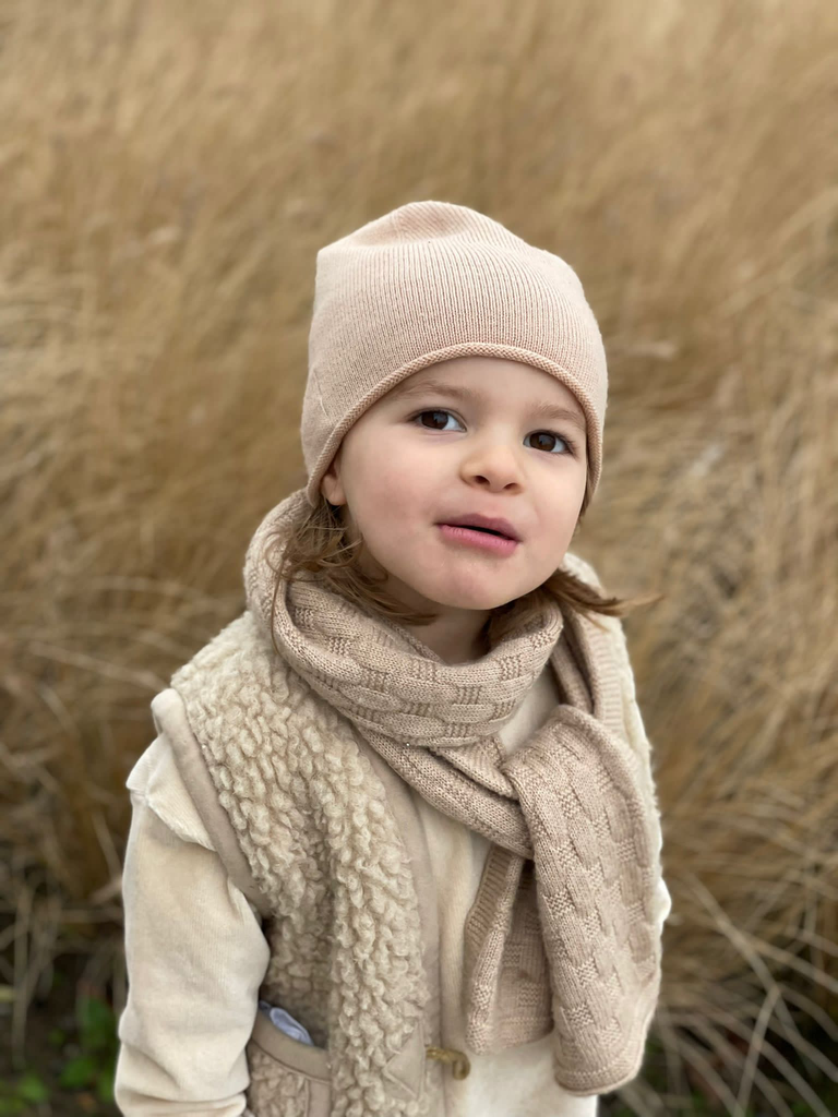 Hvid - Beanie Efa (Light Yellow, 1 - 2 jaar)