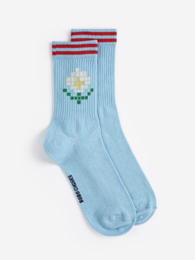 Bobo choses - Pixel Daisy Cotton Pack Short Socks (35 - 37)