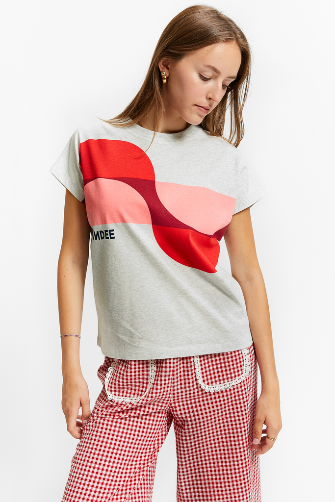 Indee - Vision T-shirt (Grey melange) (L - 40)