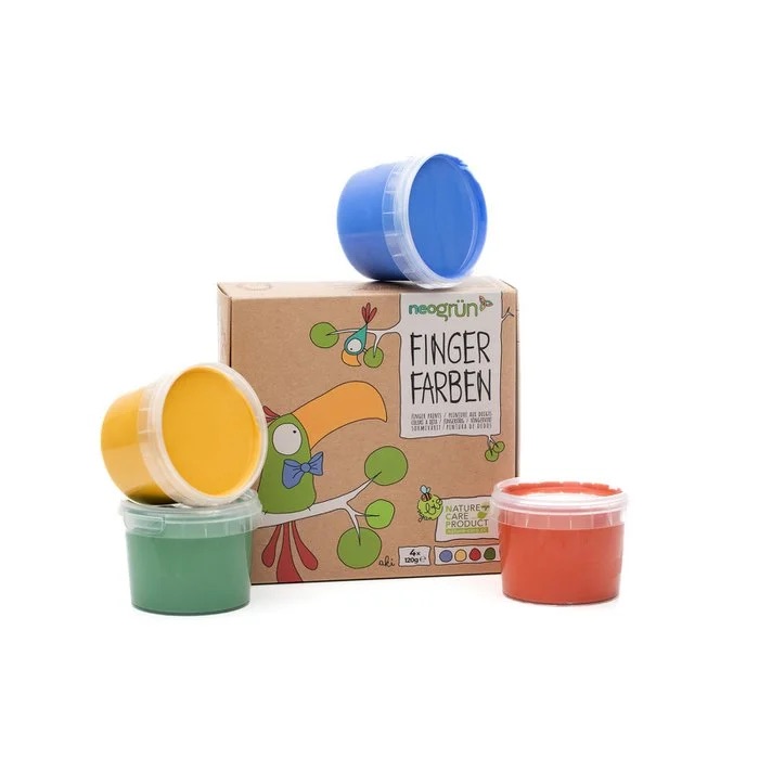 Neogrün - Veganistische vingerverfset - Aki