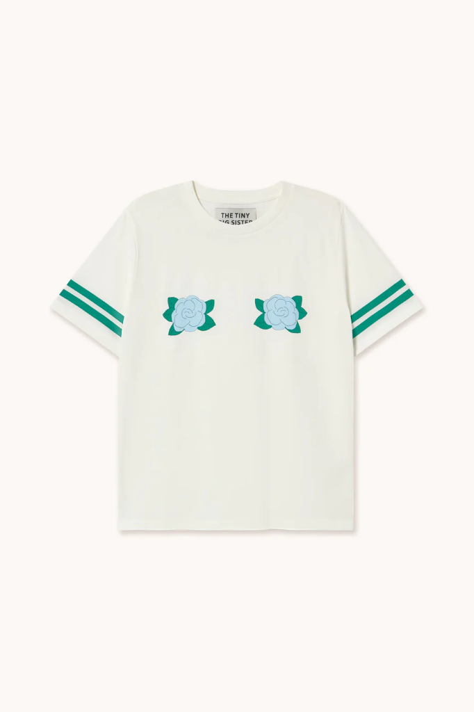 Tiny Big sister - Blue roses tee