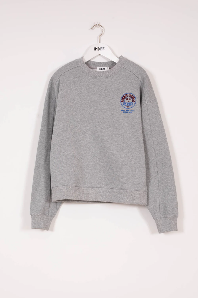 Indee - Vespa sweater - Grey melange (XS - 34)