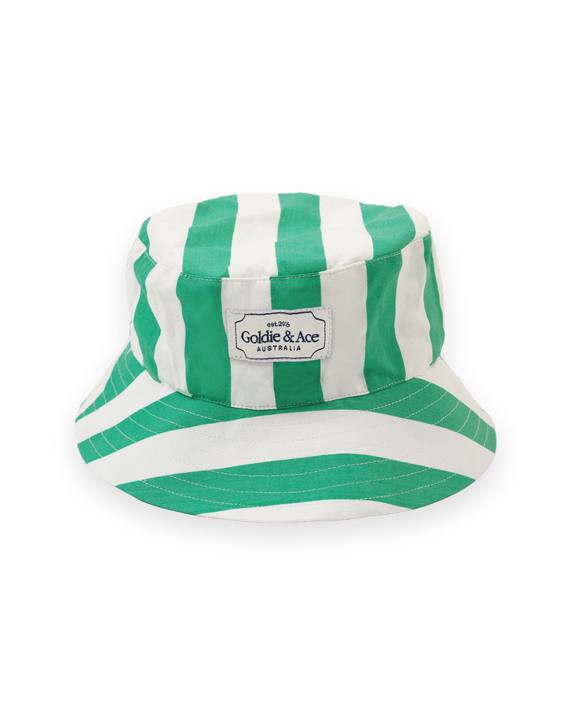 Goldie and Ace - Happy stripe bucket hat (6-18 maand)