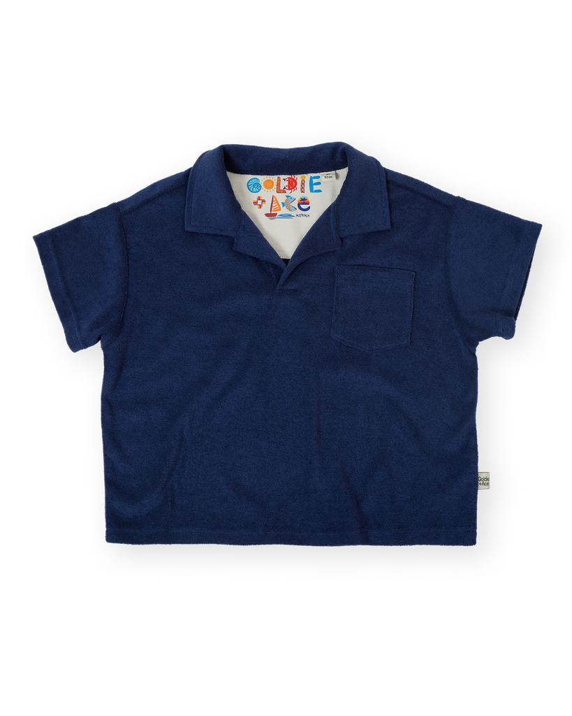 Goldie and Ace - Oversized terry polo (2 jaar)