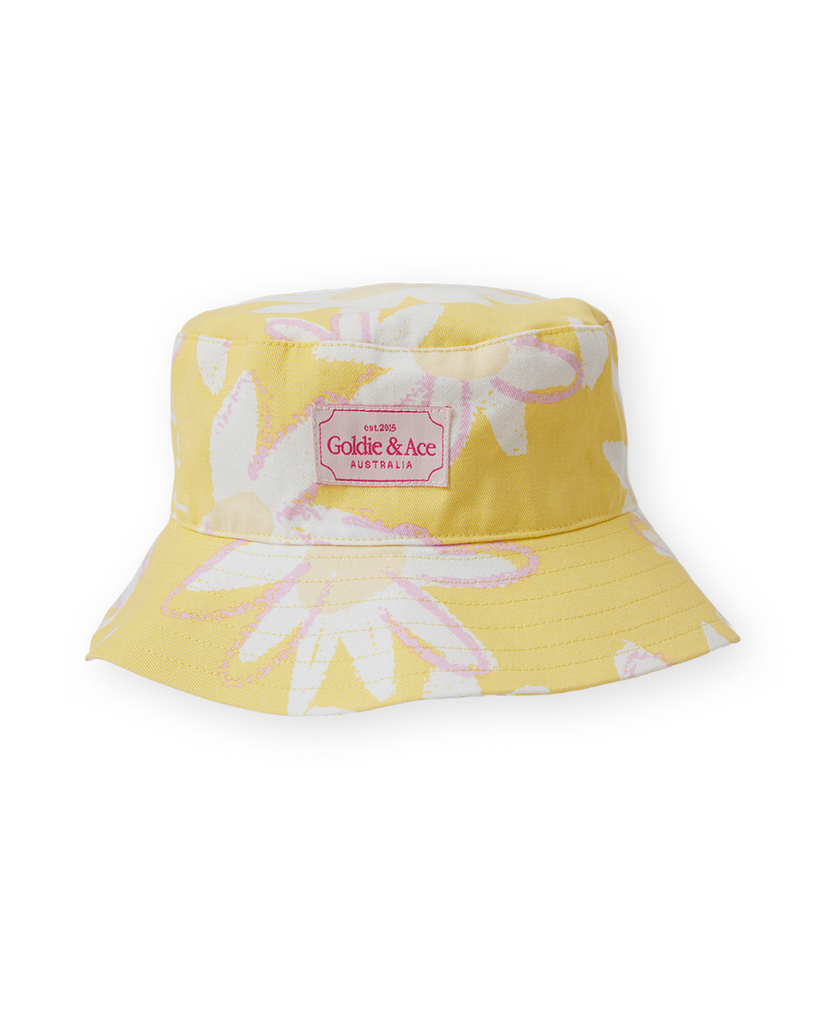 Goldie and Ace - Buttercup daisy bucket hat (6-18 maand)
