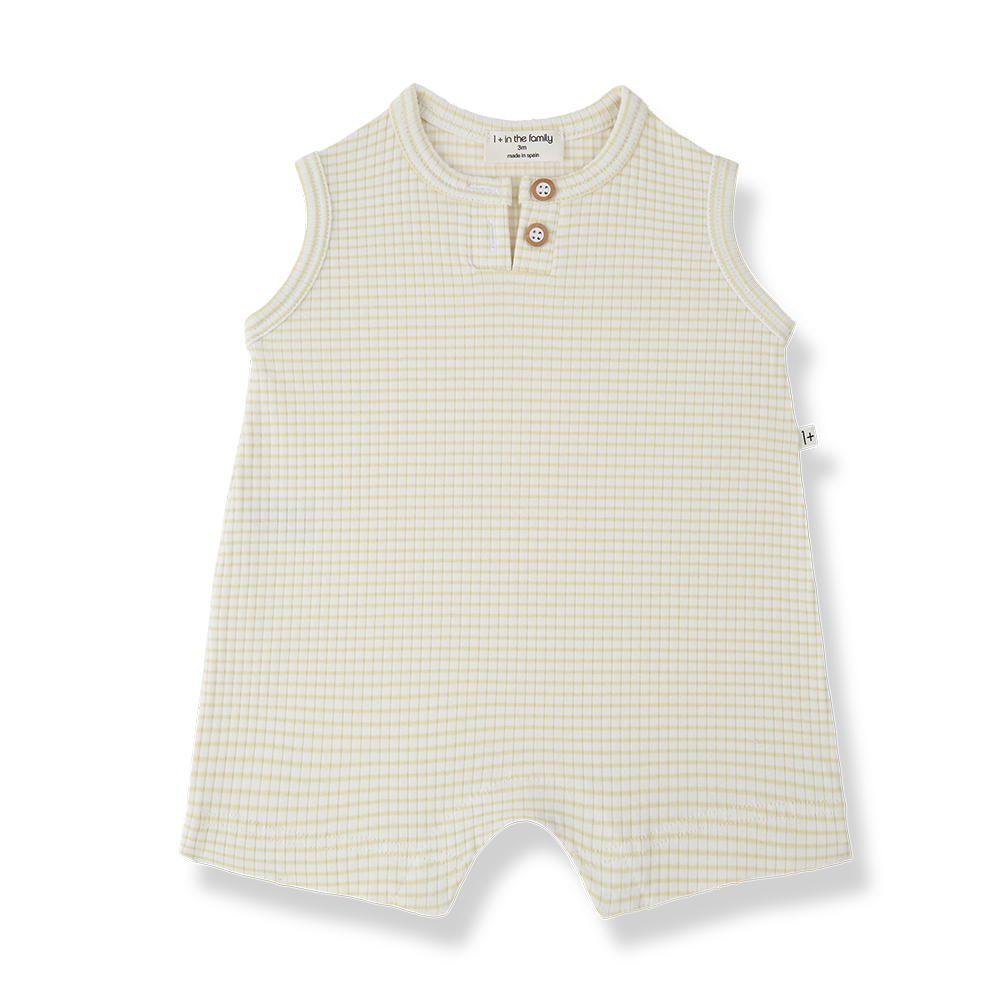 1+ in the family - Romper - Lemon (3 maand)