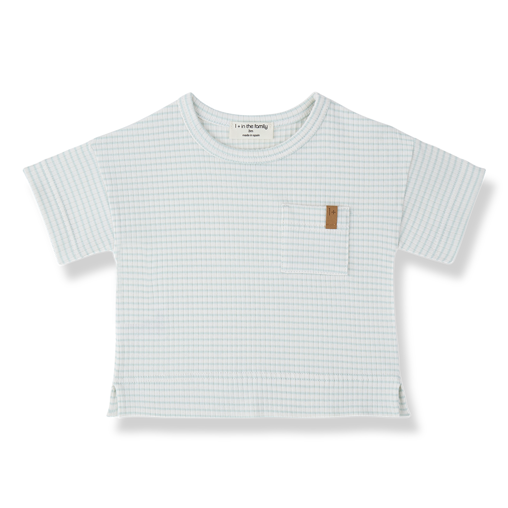 1+ in the family - S.sleeve t-shirt - Green (18 maand)