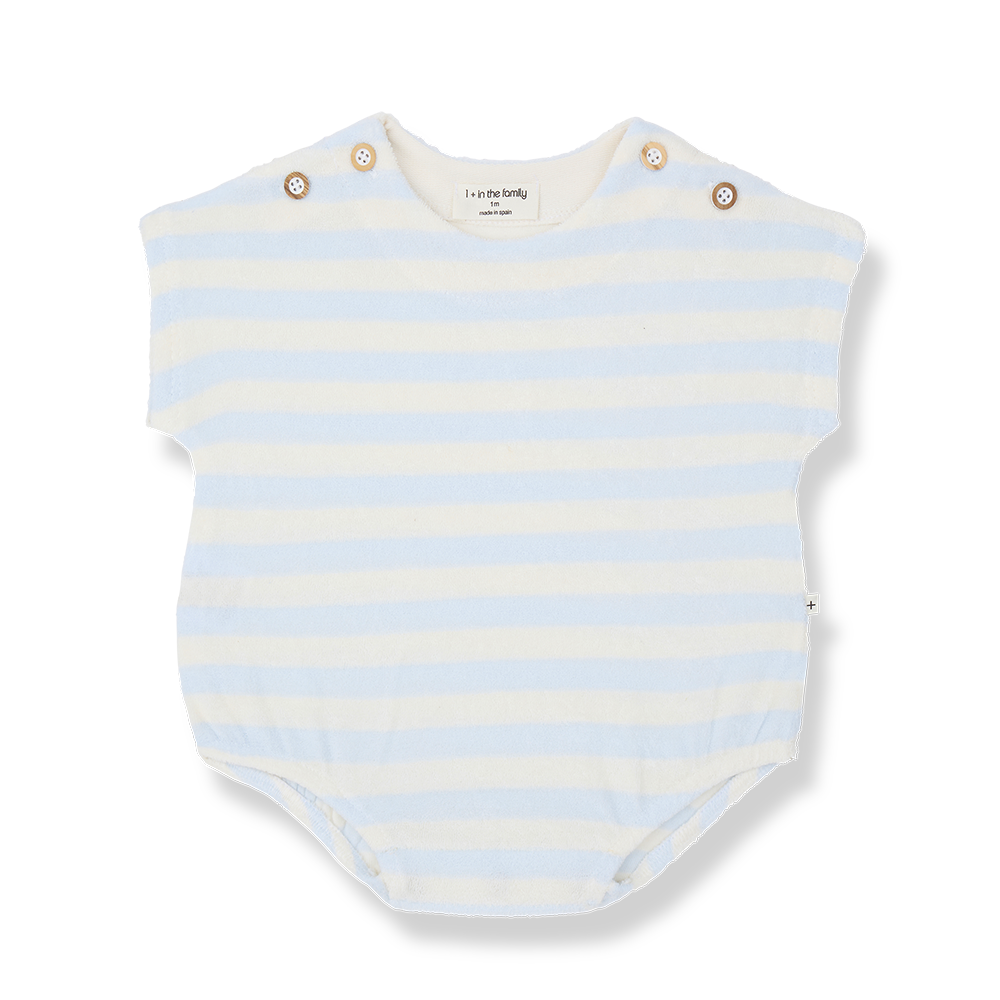1+ in the family - Romper - Misty-blue