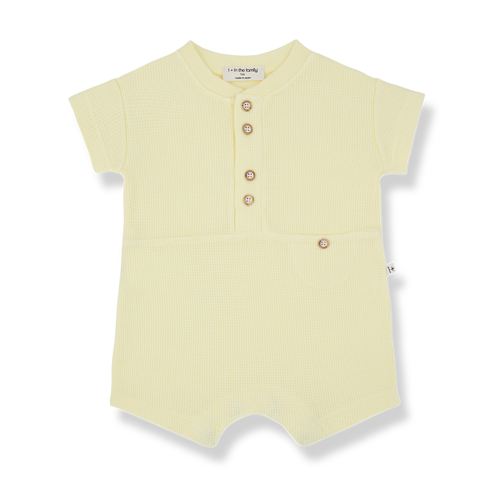 1+ in the family - Overall - Pastel-yellow (9 maand)