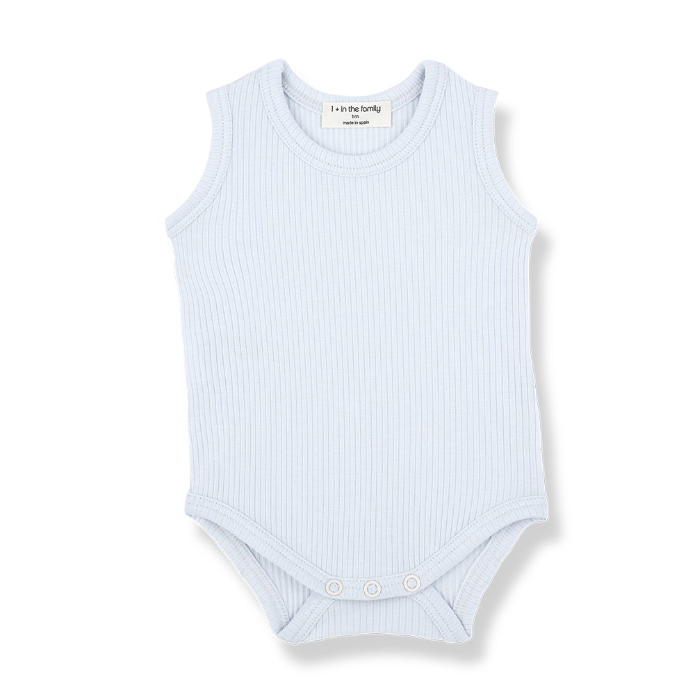 1+ in the family - Sleeveless body - Misty-blue