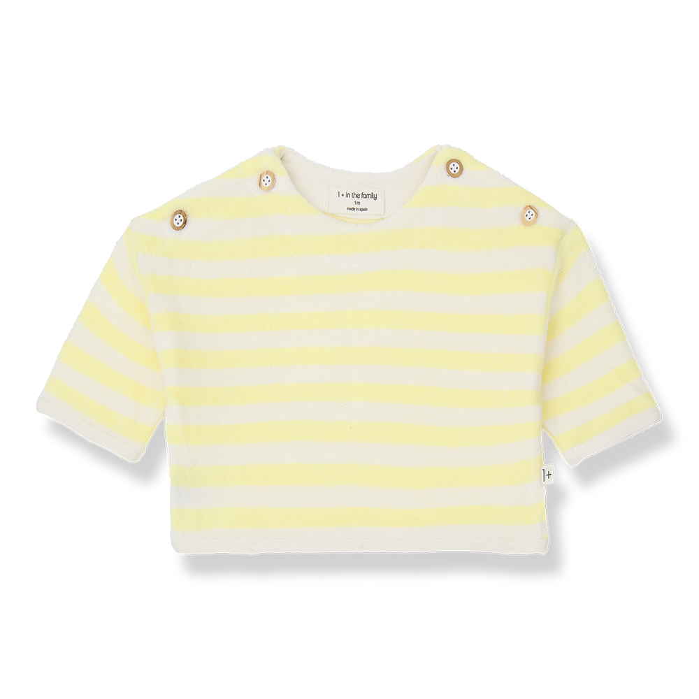 1+ in the family - Sweater - Pastel-yellow
