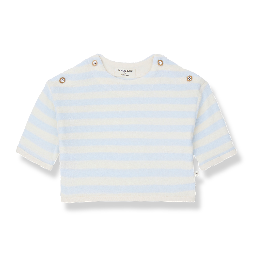 1+ in the family - Sweater - Misty-blue