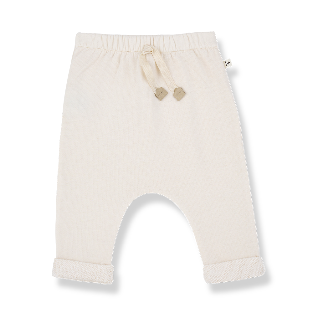 1+ in the family - Pants - Ecru (3 maand)