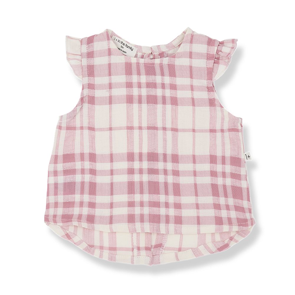 1+ in the family - Blouse - Strawberry (36 maand)