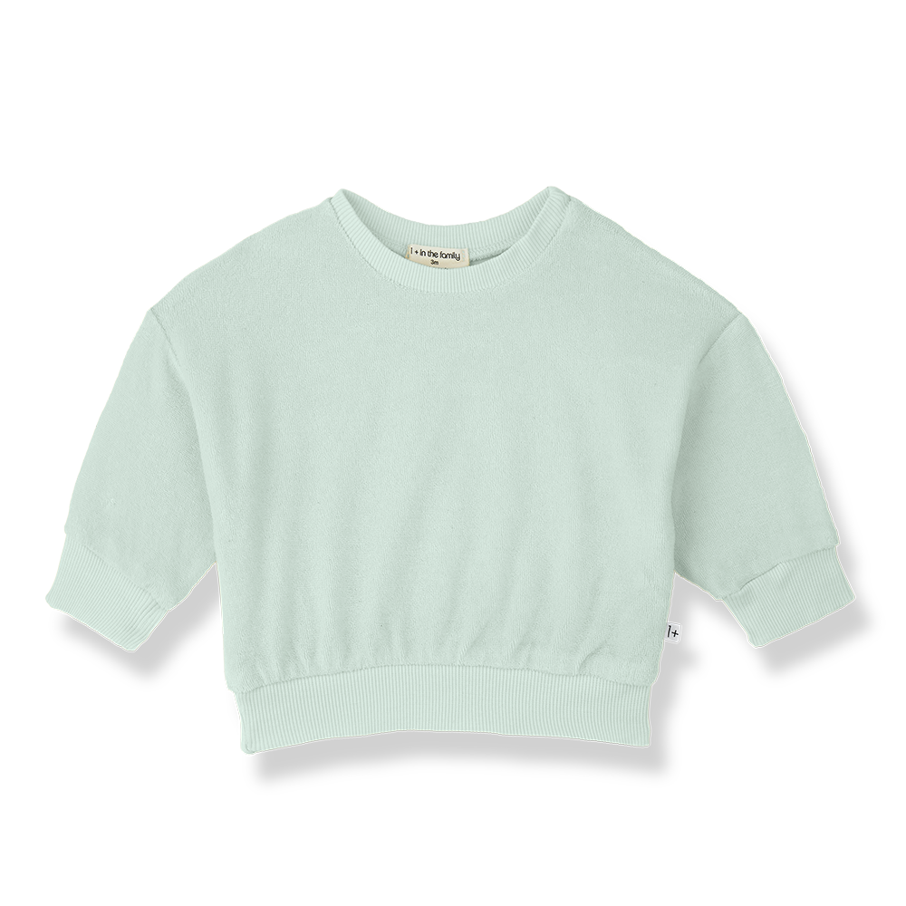 1+ in the family - Sweater - Green (48 maand)
