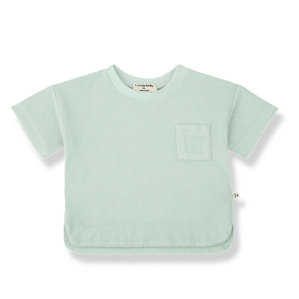 1+ in the family - S.sleeve t-shirt - Green (18 maand)