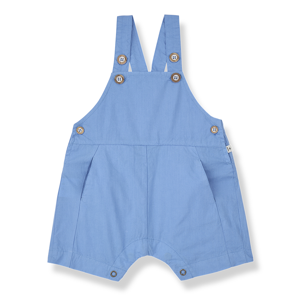 1+ in the family - Short dungaree - Ultramarine